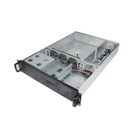 Boîtier de serveur informatique PC en rack 2U de 19 pouces, prend en charge 8 disques durs de 3,5 pouces, châssis de serveur 2U long