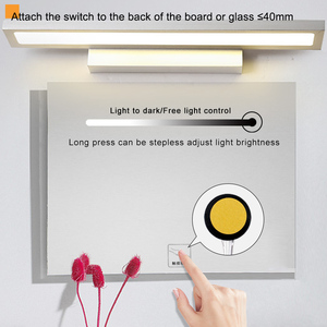 Thông minh <span class=keywords><strong>LED</strong></span> Strip kiểm soát ánh sáng bảng gỗ chuyển đổi tay quét cảm ứng mờ cho tủ kính đá 40 mét bảng cảm biến cảm ứng - Product Image 5