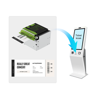 Imprimante thermique de kiosque KP-830 80 mm avec coupeur automatique pour l'impression de billets d'embarquement et d'étiquettes de bagages