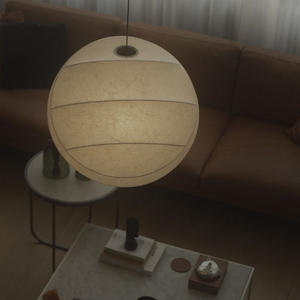 Lustre en soie de style nordique, créatif, moderne, minimaliste, haut de gamme, pour salon, salle à manger, maison d'hôtes, lumière japonaise tendance - Product Image 5