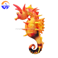 Modèle de hippocampe gonflable personnalisé pour publicité extérieure, centres commerciaux, carnavals, événements et spectacles, avec souffleur