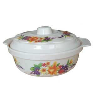 6.5 pollici di plastica melamina ciotola per zuppa con due manico con coperchio Halwa ciotola - Product Image 1