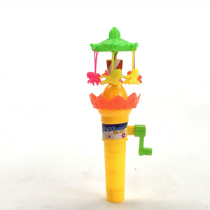 Mainan baru murah berputar surga mainan permen manis mainan tangan engkol komidi putar dengan lampu - Product Image 4