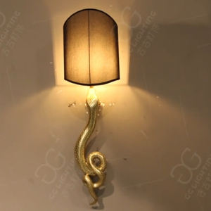 Cuivre <span class=keywords><strong>Esprit</strong></span> Serpent Applique Murale Abat-Jour Noir pour Couloir Artistique Personnalisé Chambre Serpent Langue Flicked Appliques Murales - Product Image 3