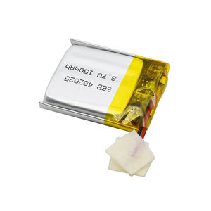 GEB OEM/ODM <span class=keywords><strong>Batterie</strong></span> rechargeable 150mah <span class=keywords><strong>Batterie</strong></span> Lipo 3.6v 402025 402030 v Haut-parleur de montre intelligente Batteries au lithium-ion - Product Image 4