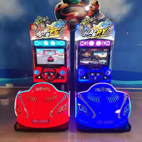 Jeu d'arcade éducatif pour enfants : simulateur de conduite de course, monoplace, avec support anglais, fonctionnant à pièces