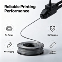 Filament d'impression 3D métallique PETG Allmaker en gros, 1,75 mm, 1 kg, pour imprimantes 3D