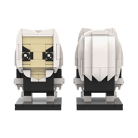 Kits de Ladrillos MOC de Gato Negro Creativo de Película, Contenedor de Ladrillos DIY, Juguetes de Bloques de Construcción para Niños MOC7863
