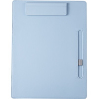 Tablero de archivo de oficina de negocios multifuncional de tamaño A5, carpeta de papelería, cubierta de cuero, tablero de escritura de carcasa dura, logotipo personalizado