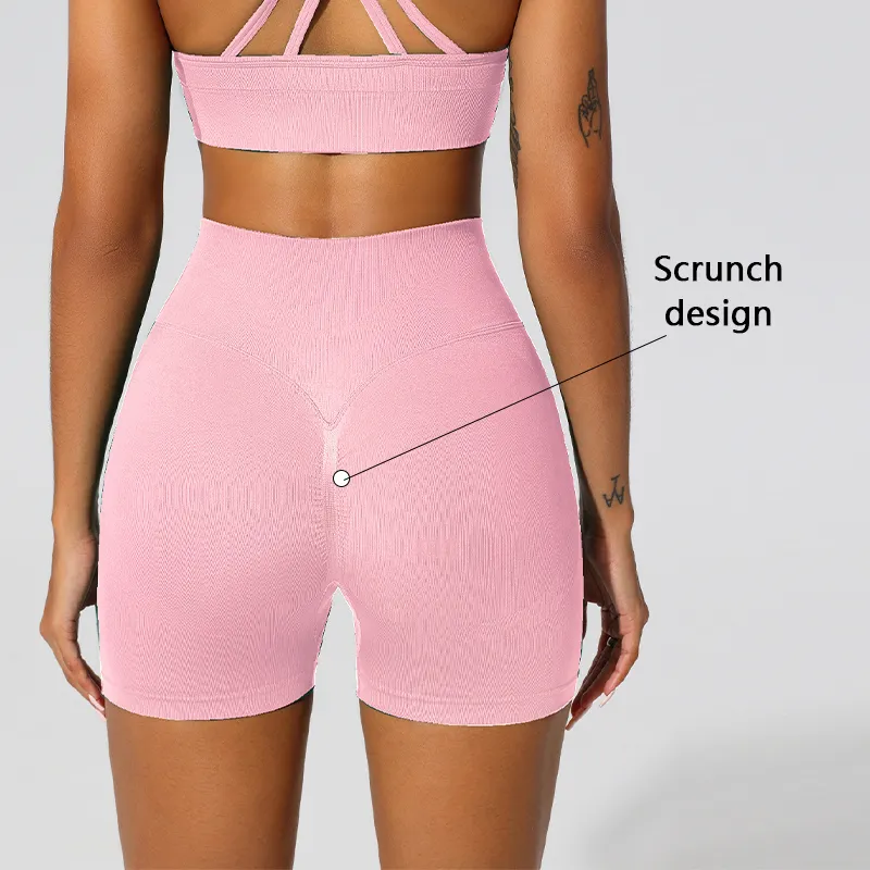 Sports 3 Piece Seamless Wear Gym Fitness Yoga Clothing Activewear Sets Women Sportswear Butt Lift Workout Clothes For Women