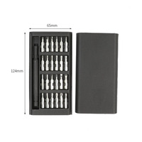 Jeu de tournevis de précision magnétique 25 en 1 avec un mini jeu de tournevis de poche de 24 pièces, petit kit de réparation pour téléphone portable, PC, etc.