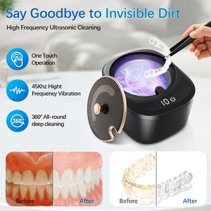 Limpiador Ultrasónico Dental OEM Mini de 45 KHZ para Guardar Joyas, Protectores Bucales y Dentaduras Postizas, para Uso Doméstico - Product Image 2