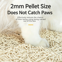 Litière pour chat au tofu à prix d'usine, 100 % écologique, litière naturelle biodégradable, sable original thé vert pêche, vente en gros