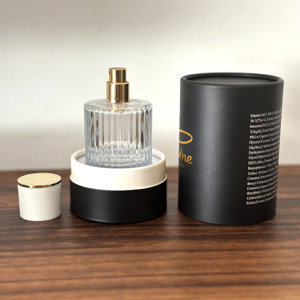 Hot Bán <span class=keywords><strong>30Ml</strong></span> Thủy Tinh Trong Suốt Chai Nước Hoa <span class=keywords><strong>50Ml</strong></span> Dọc Sọc Dày Dưới Nước Hoa Thủy Tinh Phun Biểu Tượng Tùy Chỉnh Hộp - Product Image 6