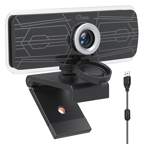 Live Broadcast Full hd 1080p H720 Web Camera for Monitor Video Conference Camera Usb Webcam with Speaker and Microphone