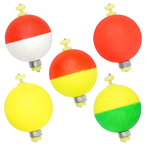 Lot <span class=keywords><strong>de</strong></span> 5 flotteurs <span class=keywords><strong>de</strong></span> pêche lestés en mousse, flotteurs coulissants à clipser pour <span class=keywords><strong>la</strong></span> pêche au crappie, au bluegill, au panfish et au poisson-chat - Product Image 1