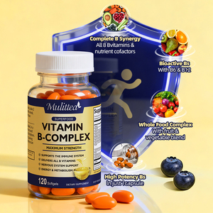 <span class=keywords><strong>C</strong></span>ápsulas <span class=keywords><strong>B</strong></span> Complex de Alta Potencia OEM, Complejo <span class=keywords><strong>B</strong></span>, Suplemento para el Bienestar, Energía Nerviosa y Metabolismo - Product Image 4
