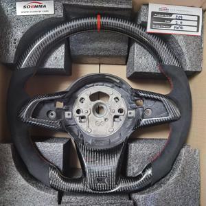 Volante Deportivo Modificado de Fibra de Carbono y Cuero para E85 E86 E89 Z4 M4 M3 M5 - Product Image 6