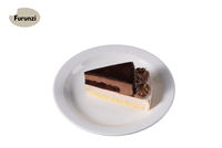 Délicieux Gâteau au Fromage au Chocolat Noir et aux Noisettes, Gâteau au Chocolat, Crème aux Noisettes, Mousse Sucrée et Moelleuse