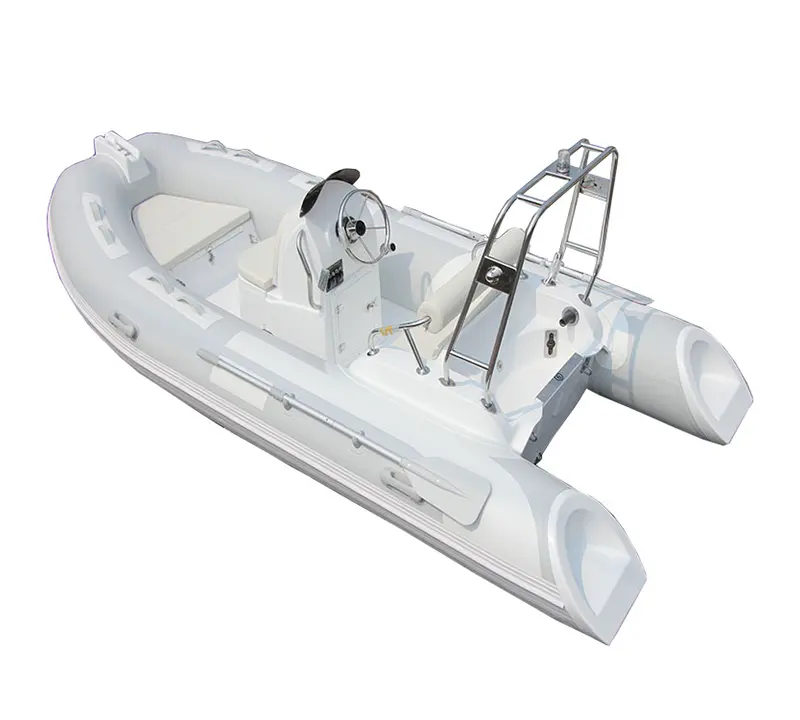 Custom Color Logo Size Inflatable Rubber Rib Boat Fishing Surfing Pvc Glass Fiber Boat For Sale
