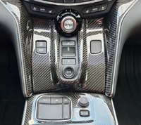 Kit de mise à niveau intérieur en fibre de carbone pour Acura TLX 2021-2026 : garnitures de panneaux de porte, console, cadre de levier de vitesse et couvercle de panneau de commande