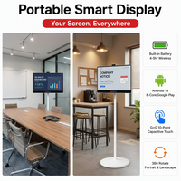 Écran intelligent portable KEINONE 23,8 27 32 pouces, écran tactile Android, batterie, sans fil, mobile
