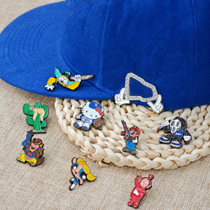 En Stock Cadena para Sombrero de Estilo Folclórico Mexicano Moderno Antiguo con Esmalte de la Virgen María y Clip Metálico para Decoración de Gorras de Béisbol - Product Image 4