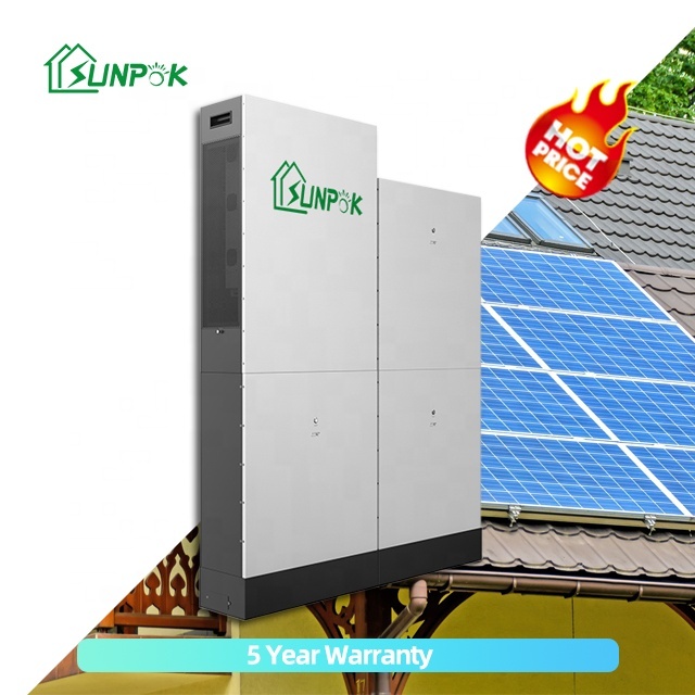 Split Phase Hybrid Grid Inverter 5kwh Lithium Ion Battery American Home Energy Storage All-in-one System Solar System 5KW 110V