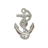 Poignées et Boutons Modernes en Zinc Durable en Forme d'Ancrage de Bateau pour Tiroirs de Cuisine et de Salon, Armoires et Meubles