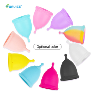 Furuize Kişiselleştirilmiş Ambalajlı Adet Kupası %100 Tıbbi Sınıf Silikon Kadınlar İçin Adet Dönemi Kupası - Product Image 2