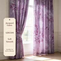 Tissu Jacquard Personnalisé de Poids Moyen pour Rideaux, Anti-Boulochage, Teint, Résistant aux Plis, Housse de Coussin Géométrique, Décoration Intérieure