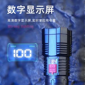 Linterna LED de Alta Intensidad St-45, Recargable, con Zoom Telescópico, para Senderismo, Camping y Búsqueda - Product Image 2