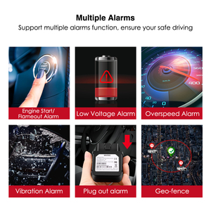 Cắm chơi CANBUS chẩn đoán chống trộm xe Định vị thời gian thực Mini OBDII xe theo dõi thiết bị micodus 4G OBD <span class=keywords><strong>GPS</strong></span> Tracker mv55g - Product Image 5