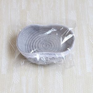Panier de rangement amovible en feutre pour la garderie, mini paniers décoratifs tissés en forme d'animaux pour Pâques, grands paniers avec couvercles, panier de mariage avec dentelle - Product Image 5