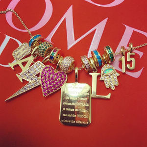 <span class=keywords><strong>Collana</strong></span> Gemnel in Argento 925 <span class=keywords><strong>di</strong></span> Alta Qualità con Ciondolo a Cuore Arcobaleno in Cristallo <span class=keywords><strong>di</strong></span> Rubino e Oro Vero - Product Image 5