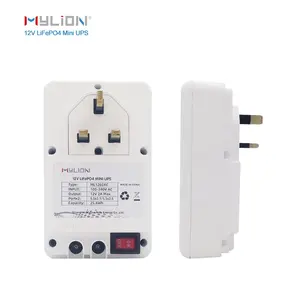 12V LiFePO4 وحدة إرسال لاسلكية لموجّه الواي فاي / ISP / المركز / CPE / ONT / ONU / IoT / الهاتف IP / الهاتف Voip / بوابة / الوصول لباب / CCTV كاميرا