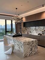 Ensembles d'armoires de cuisine modulaires sur mesure pour projets de décoration, design moderne, solutions de conception de modèles 3D, professionnel