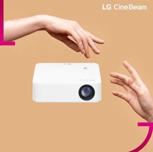 Compact Convenient 4K Ready FHD Laser 16:9 Built-in Battery Smart WiFi for 450 Lumens 5W <b>Speakers</b> <b>Projector</b> - Product Image 3