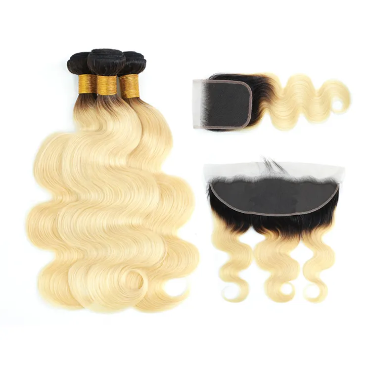 Wholesale grade 10a virgin hair, 613 virgin hair, human hair bundles with closure