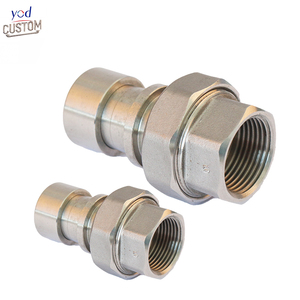 Yod - Service de fabrication de pièces sur mesure par usinage CNC de précision - Raccord de tuyau anti-torsion en acier inoxydable à connexion rapide NPT <span class=keywords><strong>BSPP</strong></span> - Product Image 1