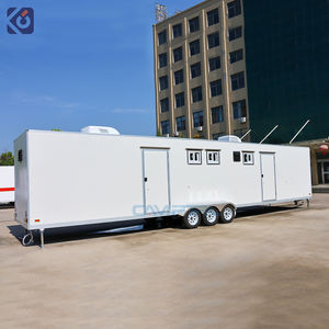 Remolque de Comida Móvil Grande, Camión de Comida Rápida con Cocina Completa, Remolque con Baño, Oficina Contenedor, Salón Bar - Product Image 1
