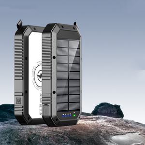 Batterie externe universelle solaire étanche pour camping en extérieur, 20000 mAh, triple protection, haute capacité - Product Image 6