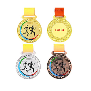 QIUYAN CULTURE Bicicleta 3D personalizada para bicicleta Ciclismo Medallas Pistola Negro Plata <span class=keywords><strong>Esmalte</strong></span> suave con impresión UV y técnica de chapado - Product Image 2