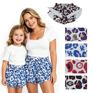 En Stock: Shorts de Yoga con Estampado de Leopardo para Niñas, Ropa Deportiva Infantil al por Mayor, Moda Boutique - Product Image 1