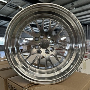 Jantes MGI custom 4x100 41143 Deep Dish wheels 15 pouces 4 trous adaptées à diverses modifications de voitures de marque - Product Image 3