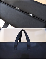 Sacs d'emballage pour rideaux en non-tissé robuste, à fermeture éclair à grande ouverture, conception personnalisée