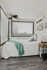 Cabaña de Madera Prefabricada <span class=keywords><strong>con</strong></span> <span class=keywords><strong>Terraza</strong></span> para Uso Hotelero, Diseño Moderno, Estructura de Acero, Transpirable, Vida Útil de 50 Años - Product Image 3