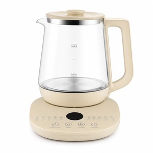 800W Multifunktionaler Gesundheitskochtopf aus Borosilikatglas für Tee, Kaffee, Kräuter, Suppe, Blütenbrühe, Brei und Babynahrung - Product Image 1