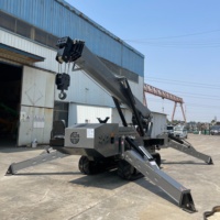 Chine, Nouveau mini-ponton portable, ponton araignée télescopique pour la construction, jambes hydrauliques pliables