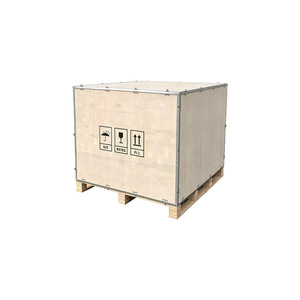 Custom Made Plywood <b>Wooden</b> <b>Crates</b> With Steel Straps <b>For</b> Medical Equipment Export Logistics Turnover Boxes Factory Direct <b>Sales</b> - Product Image 1